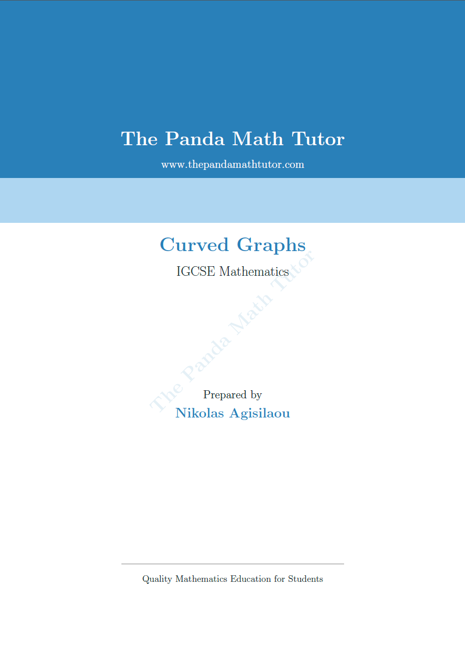 Sample page from Curved Graphs