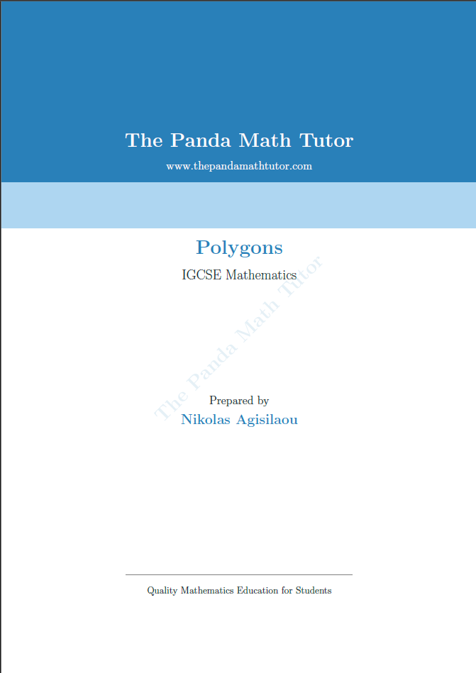 Sample page from Polygons